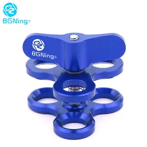 CNC зажим-бабочка для подводсветильник кронштейн с шариковой головкой адаптер для DSLR спортивной экшн-камеры штатив кронштейн аксессуары