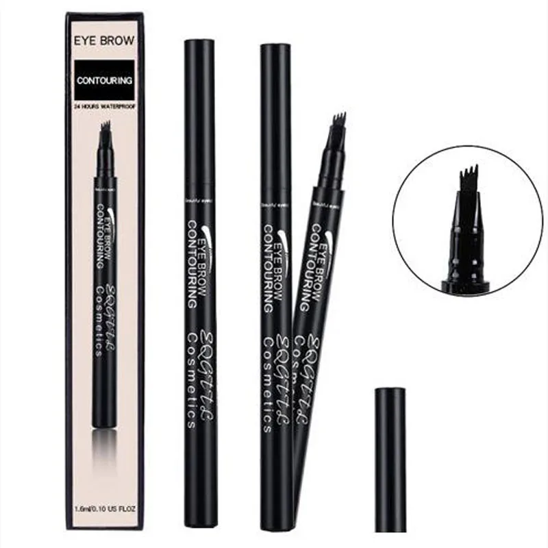 

4 Head Makeup Eyebrow Enhancers 5 Colors High-end Automatic Matte Eyebrow Pencil tint Waterproof Tattoo Pen Long-lasting