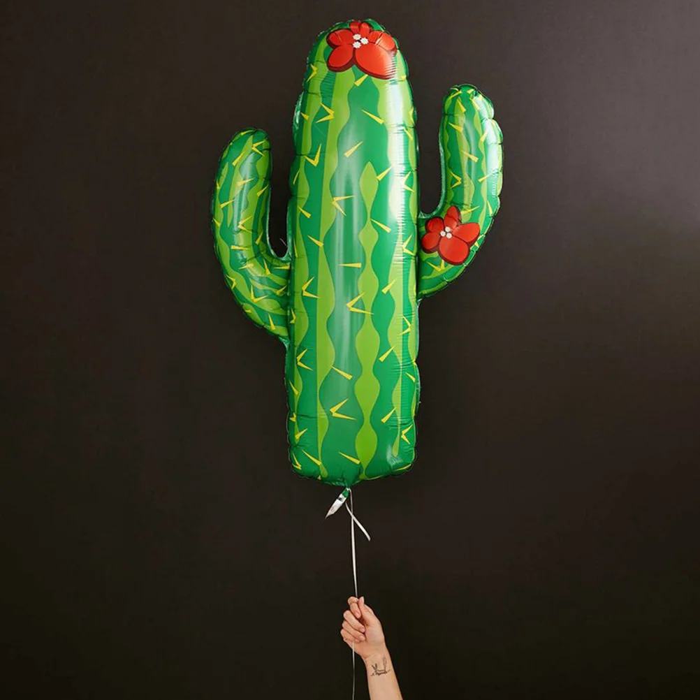 Забавные игрушки 2 шт кактус образные шарики из фольги Для летних вечеринок Supllies
