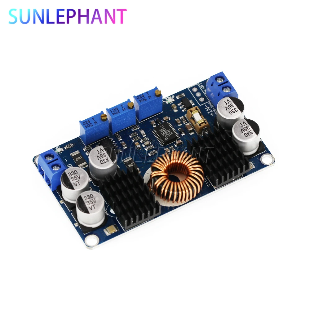 Модуль питания с автоматическим преобразованием напряжения и зарядным регулятором 1 шт. LTC3780 DC-DC 5-32V до 1V-30V 10A.