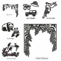 leaves animals cutting dies diy scrapbooking template card making stencil crafts new dies for 2020 13