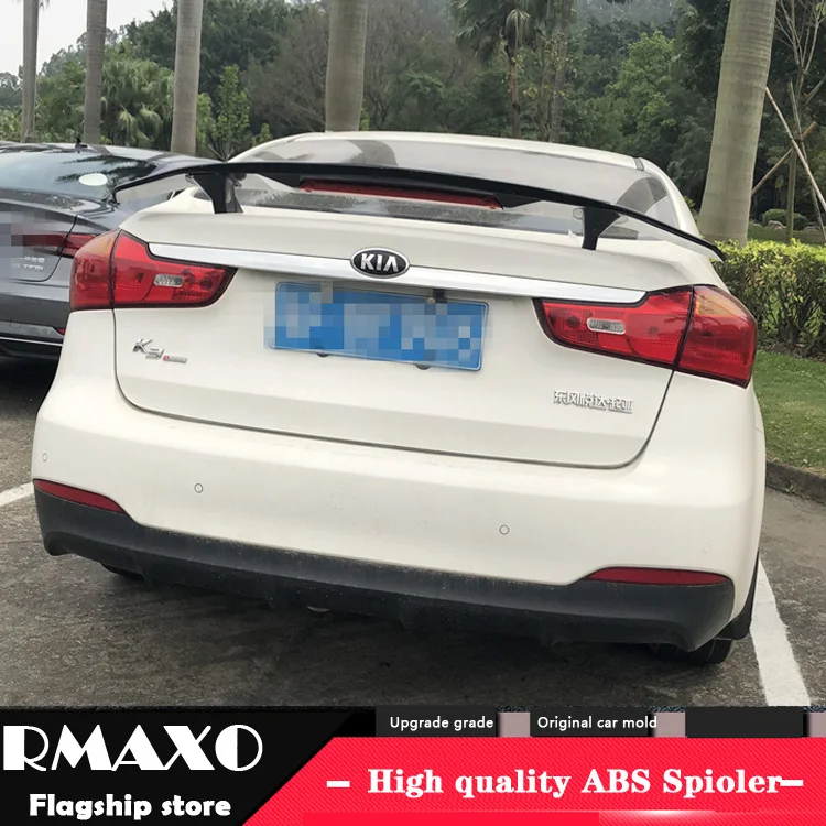 Спойлер для Forte 2011 2019 Kia K3 TF высококачественный спойлер из АБС пластика заднее