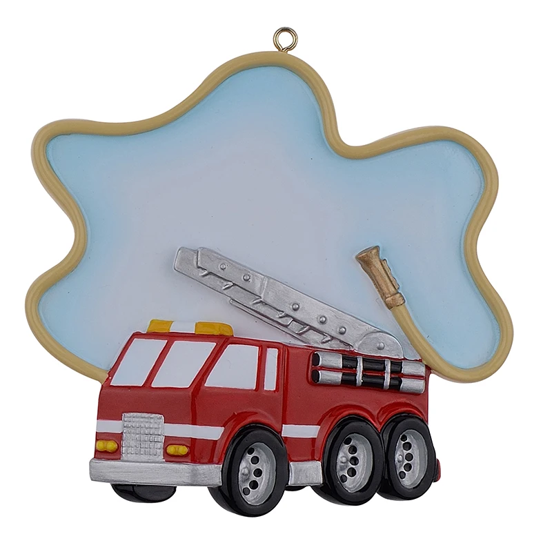 Пожарная машина пожарная пожарный персонализированное Рождественское