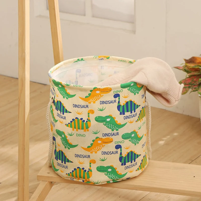 

2 in 1 Toy Clean-up Storage Bag Portable Kids Toy Play Mat SlideAway Bucket Drawstring Pouch Home Sundries Organizer