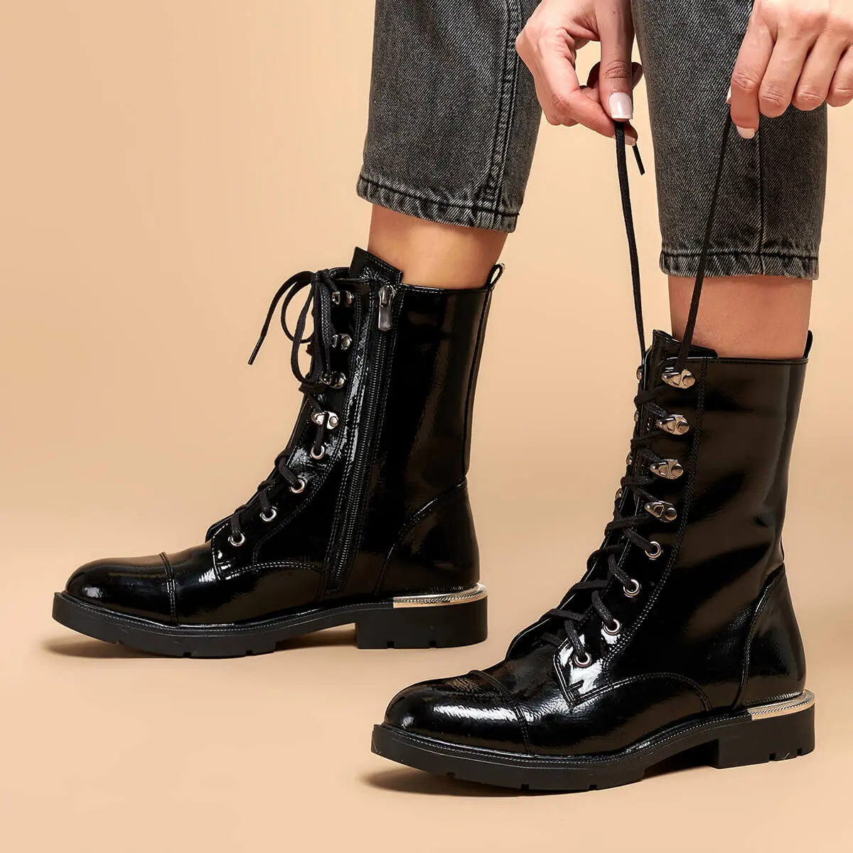 FLO 19K-416 черные женские ботинки BUTIGO | Обувь