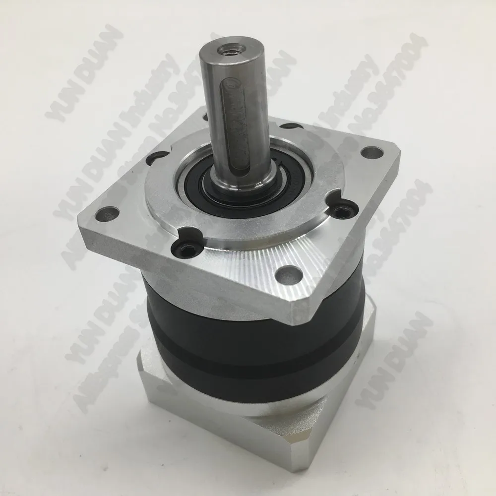 

4:1 Planetary Reducer 4 Speed Ratio 60mm 7Arcmin Backlash 14mm Shaft Gearbox for 200W 400W Servo Motor High Precision