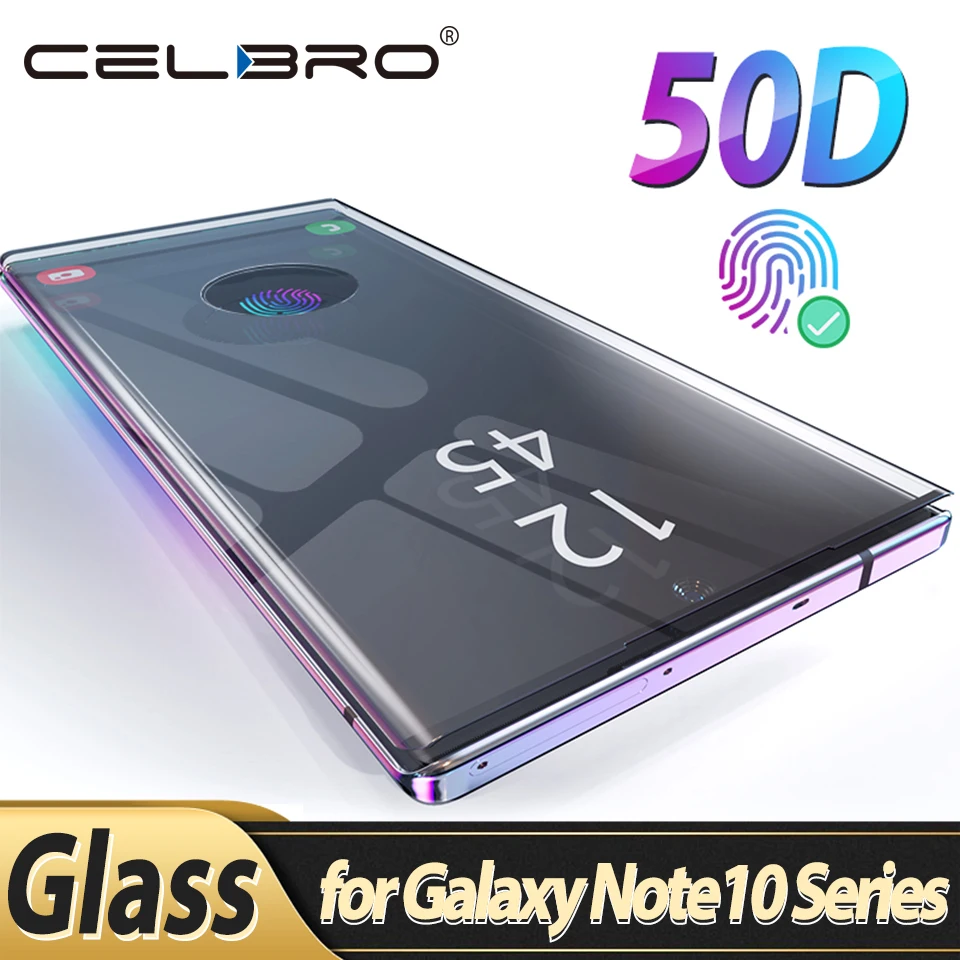 Закаленное стекло для samsung Galaxy Note 10 Plus + Note10 Защитная пленка экрана телефона