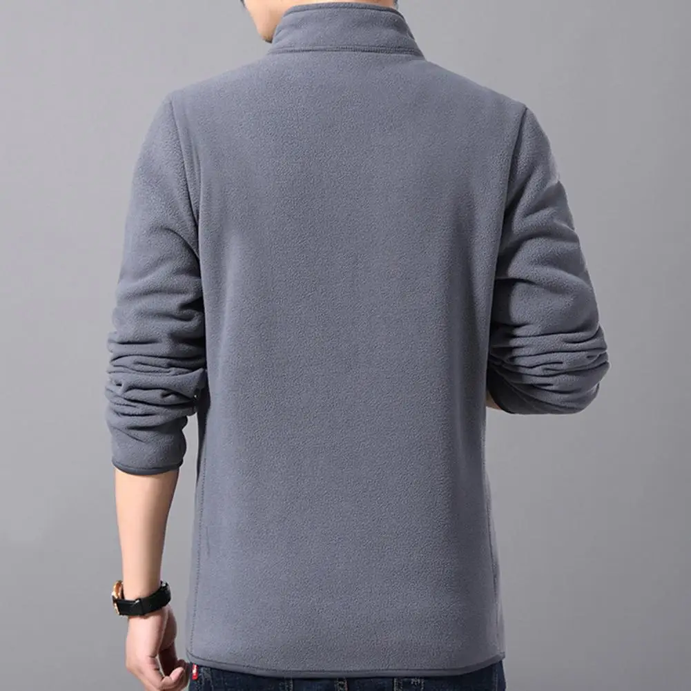 

Loose Cool Leisure Winter Men Coat Outerwear Male Jacket Zipper Closure for Outdoor