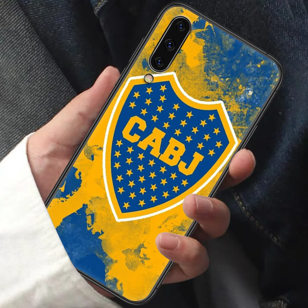 

Boca Juniors Soccer Phone Case For Samsung Galaxy A10 A20 A30 E A40 A50 A51 A70 A71 A J 5 6 7 8 2016 2017 2018 black Waterproof