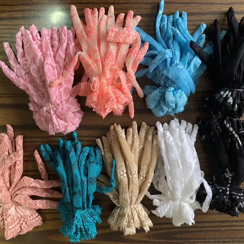 Licca Doll Socks Leg Warmer Lace Colorful Stripes Cute Decors Mixed Design DIY Dressing Toys |