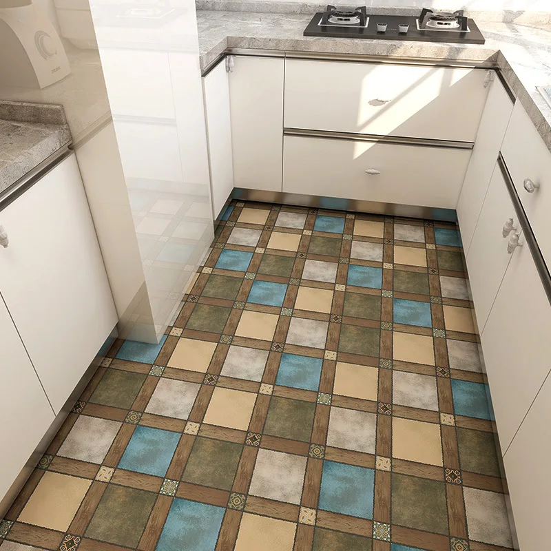 Наклейка на плитку для кухни водонепроницаемая нескользящая