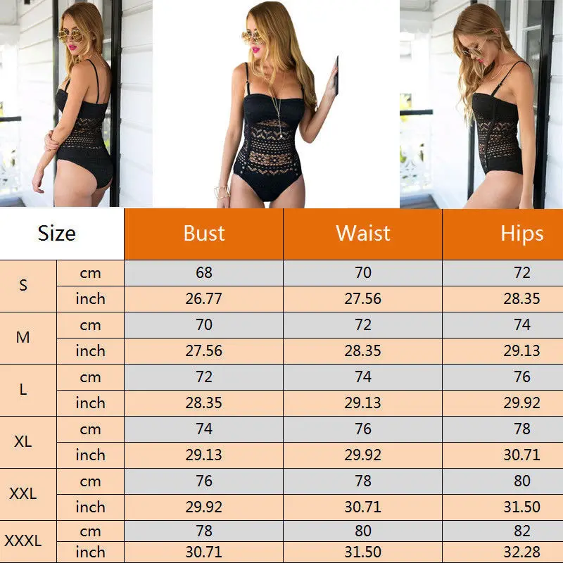 

2021 Plus Size Bikini S to 3XL One Piece Swimsuit Women Hollow Out Swimwear Summer Monokini Womens Lace Bathing Suit Beachwear
