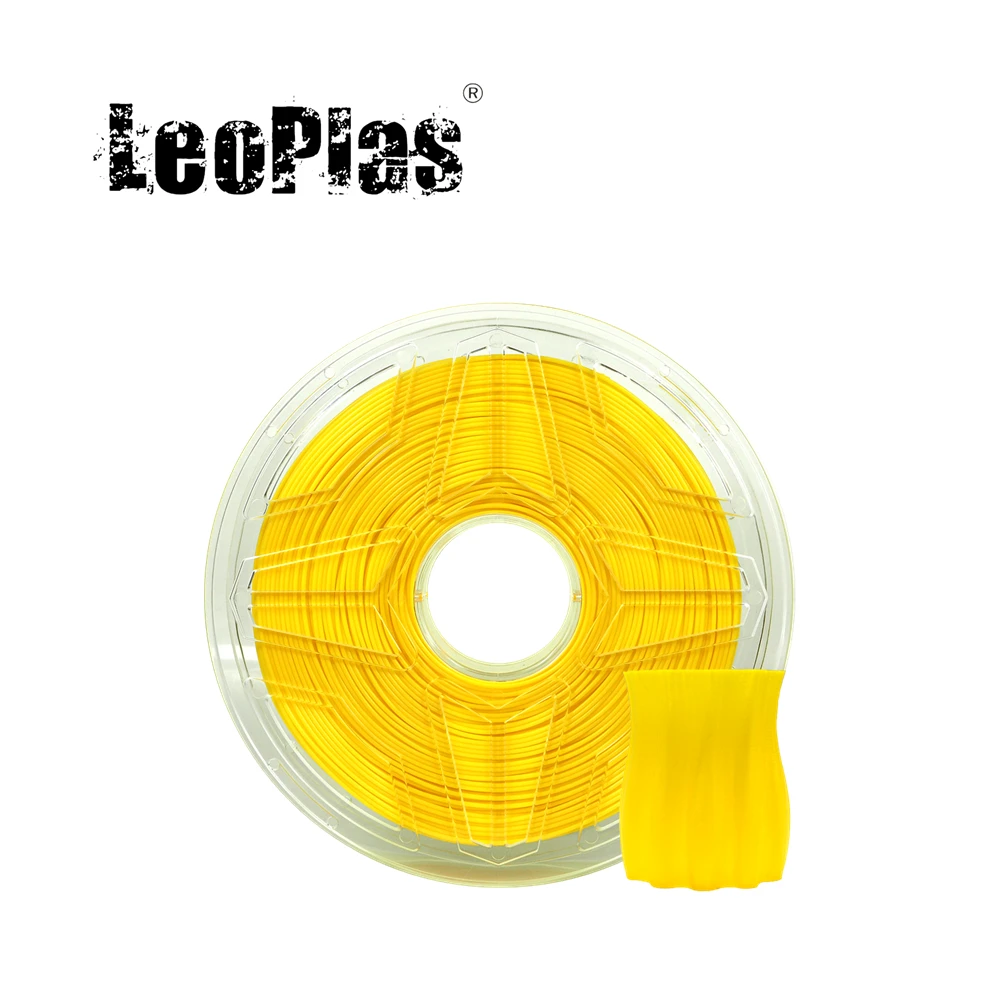 LeoPlas 1 кг 75 мм желтый PETG нить для FDM 3D принтер ручка расходные материалы печати