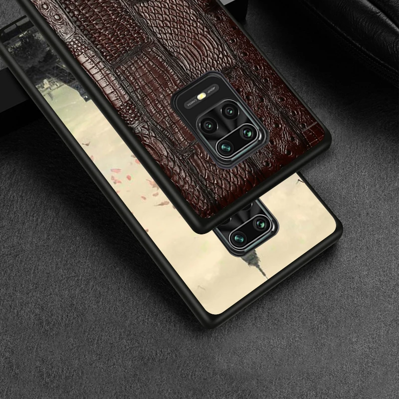 Black Soft Cover Beautiful Eiffel tower for Xiaomi Redmi Note 9 9S 8 8T 7 7S 6 5A 5 4X 4 Pro Max Prime Phone Case