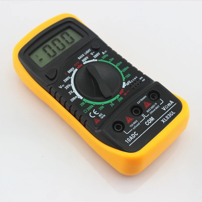 AC/DC Ammeter Voltmeter Handheld Digital Multimeter Portable Ohm Voltage Tester Meter Multimetro LCD Backlight | Инструменты