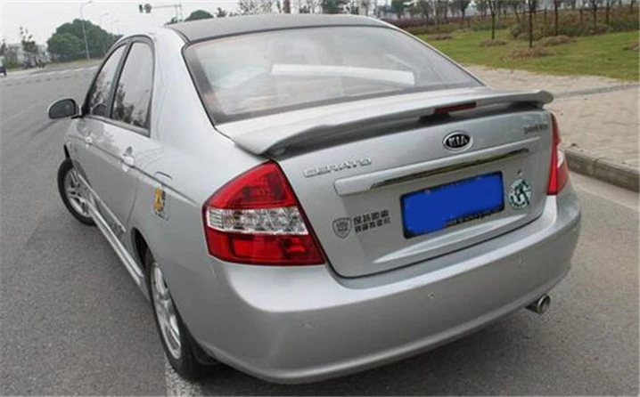 Спойлер для Cerato 2006 2015 Kia спойлер JSDL из АБС пластика цвет заднего крыла автомобиля