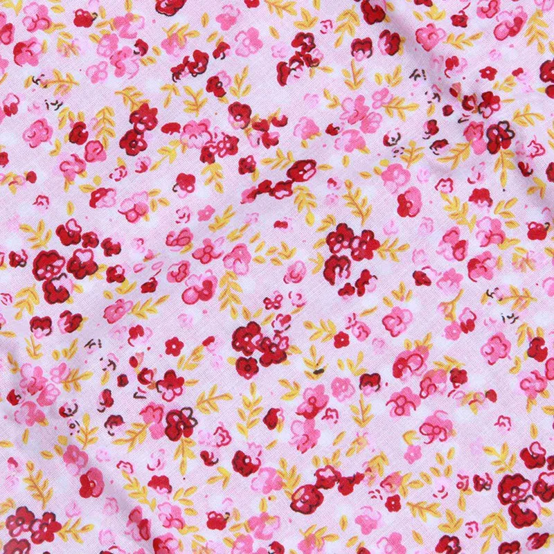 

14 Pcs 50cmx50cm Cotton Small Floral Plain Printed Cotton Fabric for Cloth Sewing Patchwork Quilting Handmade Diy Textiles (7 Pc