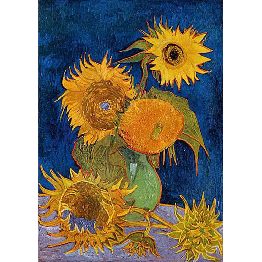 

5D DIY Diamond Painting Sunflower Flower Full Diamond Square Round Diamond Embroidery Diamond Mosaic Cross Stitch Home Decoratio