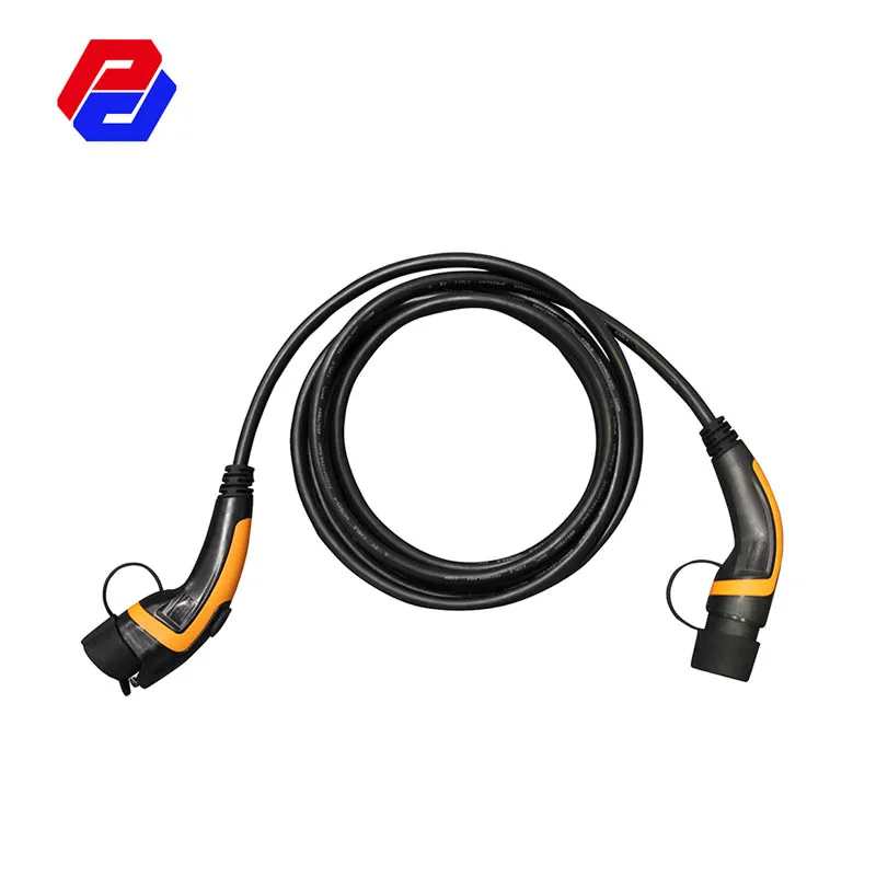 32A кабель EV J1772 тип 1 к Type 2 IEC62196 зарядный штекер с 5-метровым кабелем TUV/UL