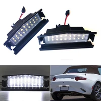 oemd09h 51 270 ab 2pcslot 6000k led license plate lamps lights for mazda mx5 miata nd mk4 mazda 2 harchback m2 2015 2021