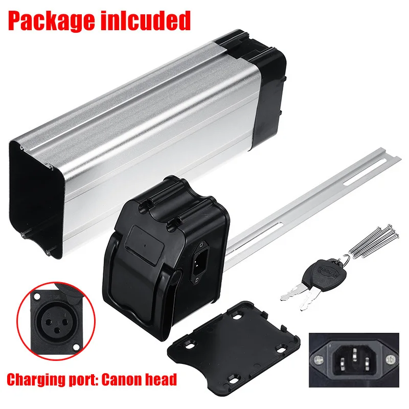 

Battery Box Protective Storage For Electric Bike E-bike18650 Holder Case Top Set 36v48V whitebait lithium battery box Bottom cov