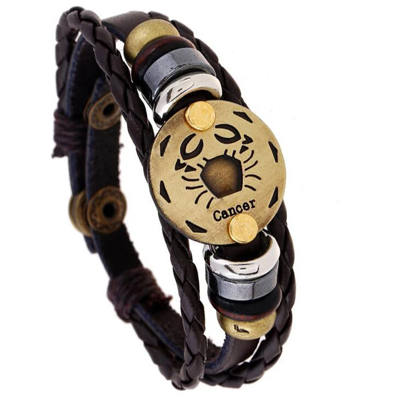 Прямая поставка кожаный браслет из кожзаменителя для мужчин и женщин|leather