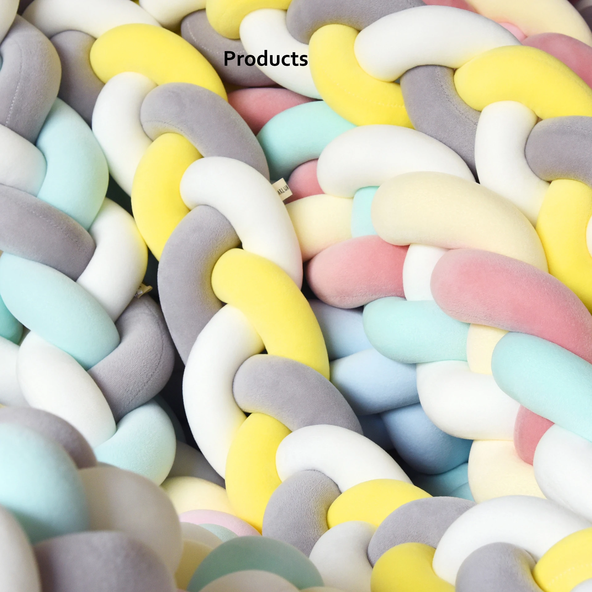 Детская шариковая Подушка с узлом кровать коса Узелок подушка бампер для