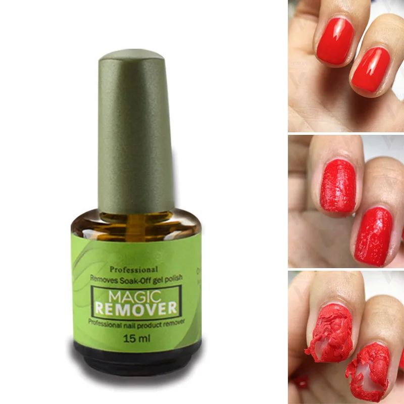 

VINIMAY Nail Gel Remover 15ml Fast Removal Non-toxic Soak Off Gel Polish Primer BUTT666