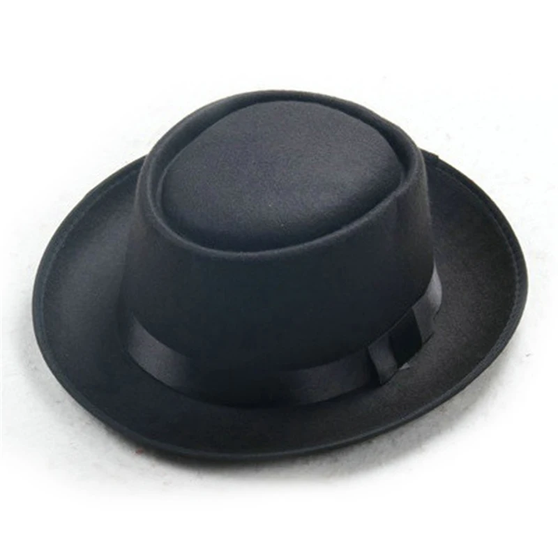 Фетровая шляпа для мужчин и женщин Классическая однотонная фетровая Панама с