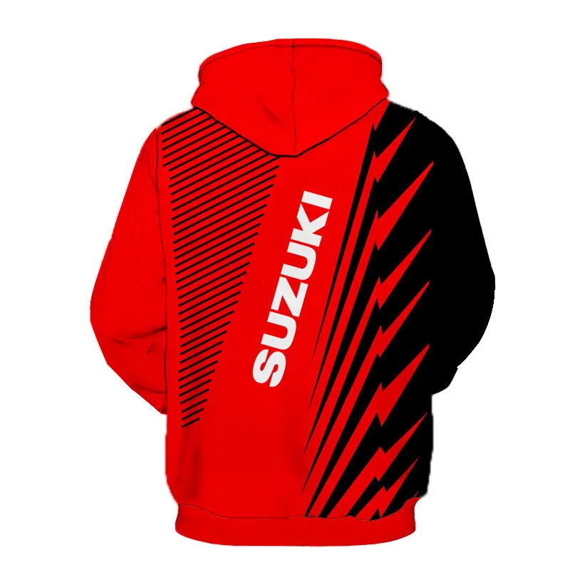 

2021 Men Spring and Autumn 3D Model Suzuki Hoodie DIY Car Logo Casual Top Harajuku Fashion Mens Clothing