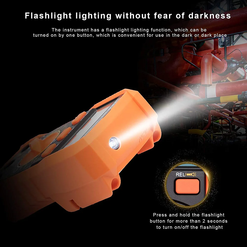 Ruoshui Цифровой мультиметр Mini True RMS 6000 отсчетов авто-диапазон Ампер Вольт Ом метр