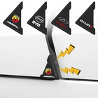 2 шт.компл. Автомобильная силиконовая крышка угла двери бампер Защита от столкновений против царапин для Nissan Qashqai Juke Leaf NOTE X-TRAIL NISMO