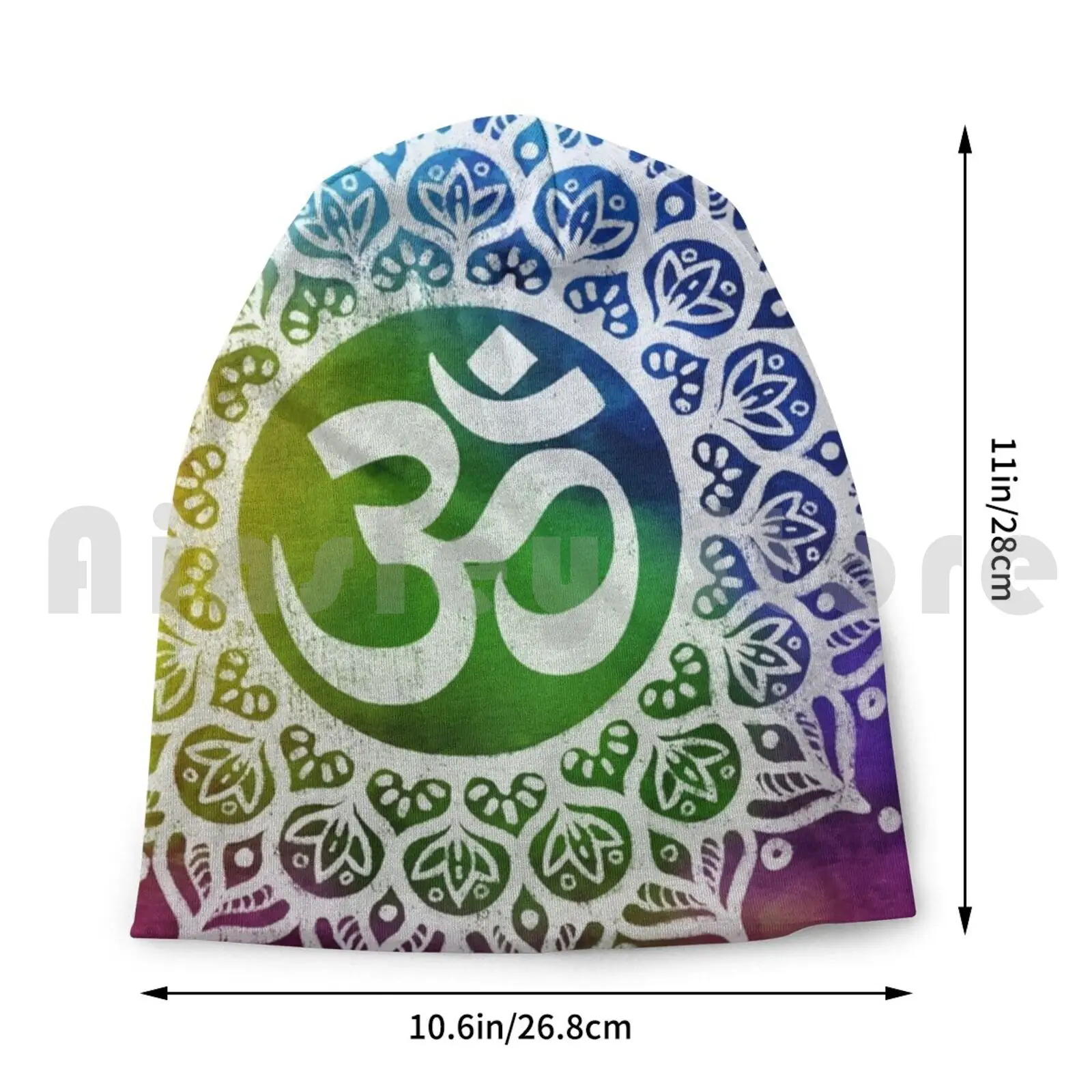 Шапочки Om Mandala вязаная шапка хип-хоп Мандала вдохновляющее вдохновение