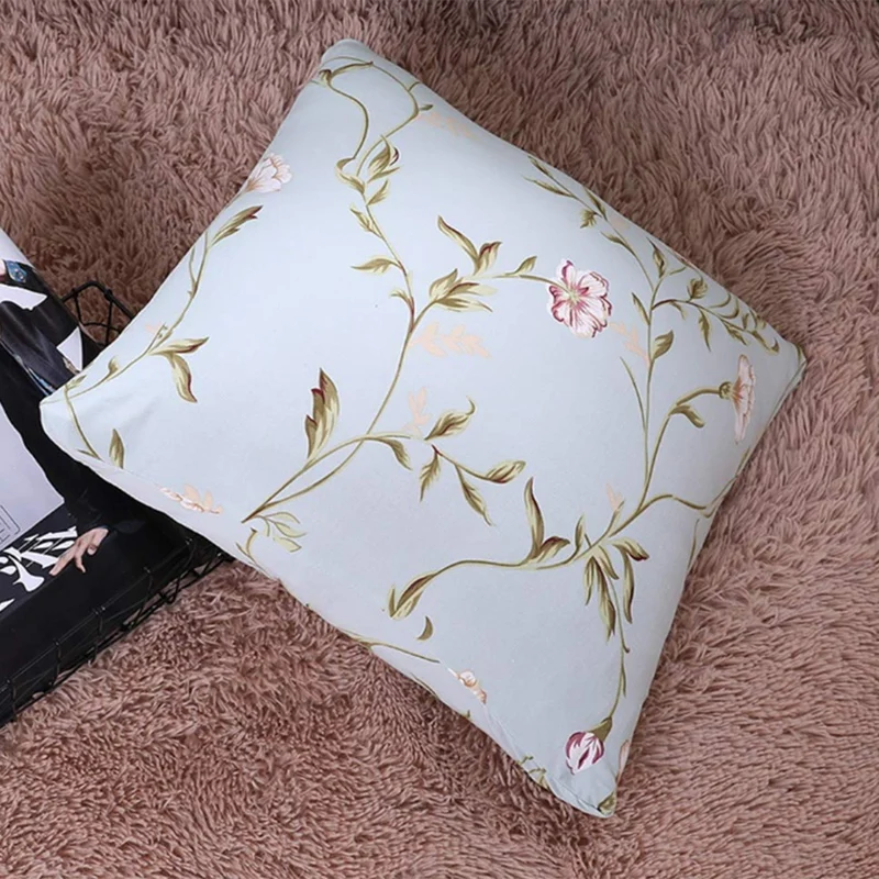 Elastic Sofa Set Furniture Protective Cover Printing Fashion Fabric 1 2 Pillowcase | Дом и сад