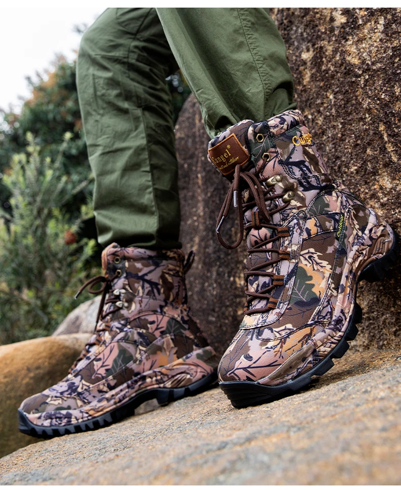 Hiking shoes military boots camouflage outdoor men's boots waterproof boots Hunting Boots Classics Style