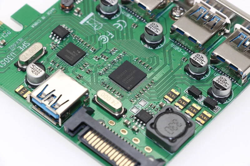 плата расширения btbcoin 5 портов usb 30 p