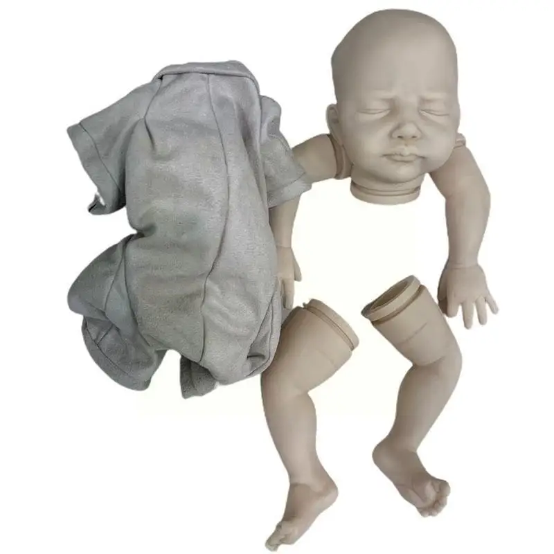 

18 Inch 2158 Newborn Baby Dolls Kit Reborn Soft Diy Parts Environmentally Dolls Dolls and Kits Baby Healthy Friendly Cute B4X6