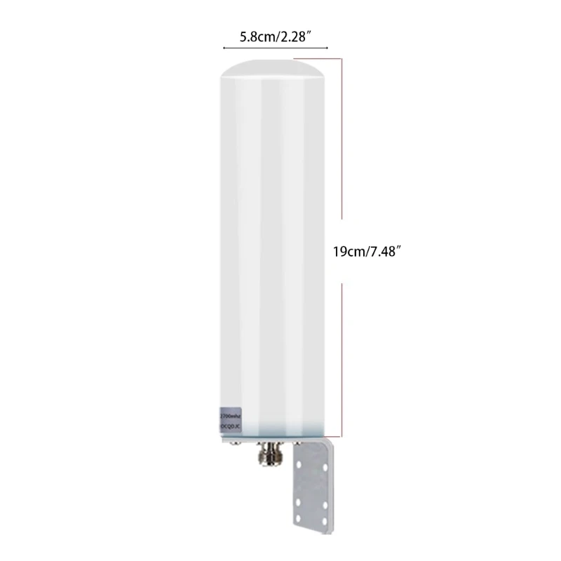 

High Gain 7dBi N-Female Wide Band 3G/4G LTE Omni-Directional Outdoor Antenna
