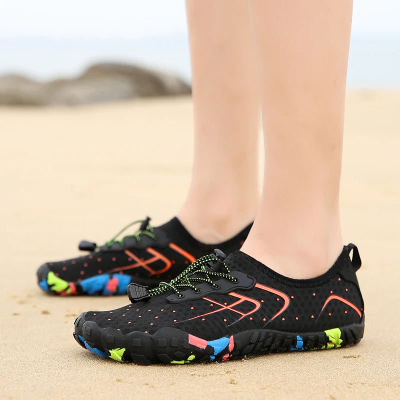 Fashion Professional Black Men's Swming Shoes Size 35-46 Anti-skid Unisex Five Fingers Sneakers Men Outdoor Sports Shoes for Men