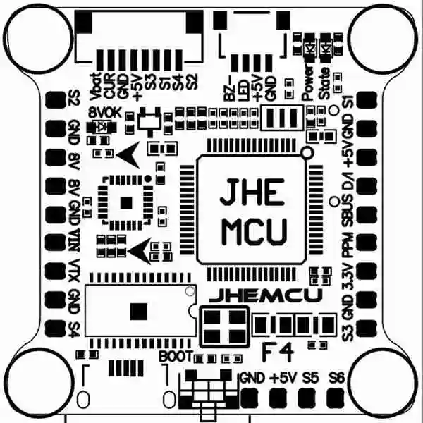 F4 Контроллер полета Betaflight FC OSD 3A 5 В/8 в Встроенный датчик тока BEC для мультикоптера