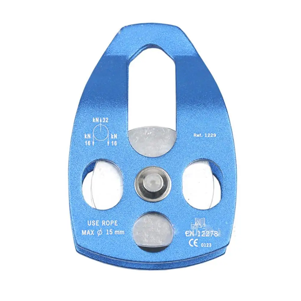 

Fusion Алюминиевый шкив для спасательных работ Открытый скалолазание шкив для спасательных работ Sheave Gear