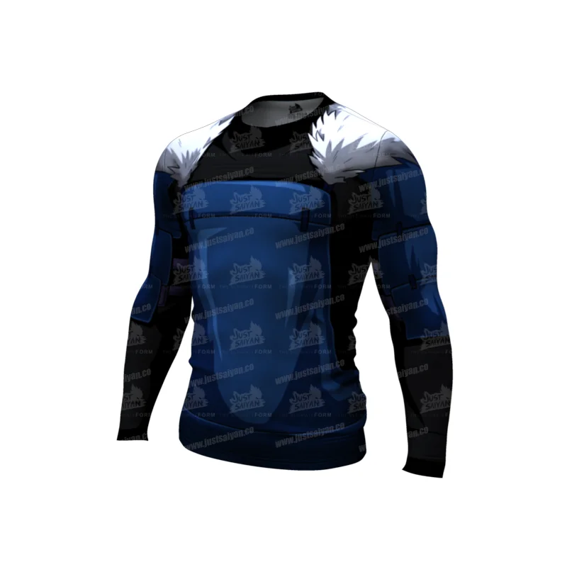 

2021 New Men's Outdoors Fitness Compression Shirt 3d Printing Long Sleeve Tights Clothing Quick Drying Breathable T Shirt