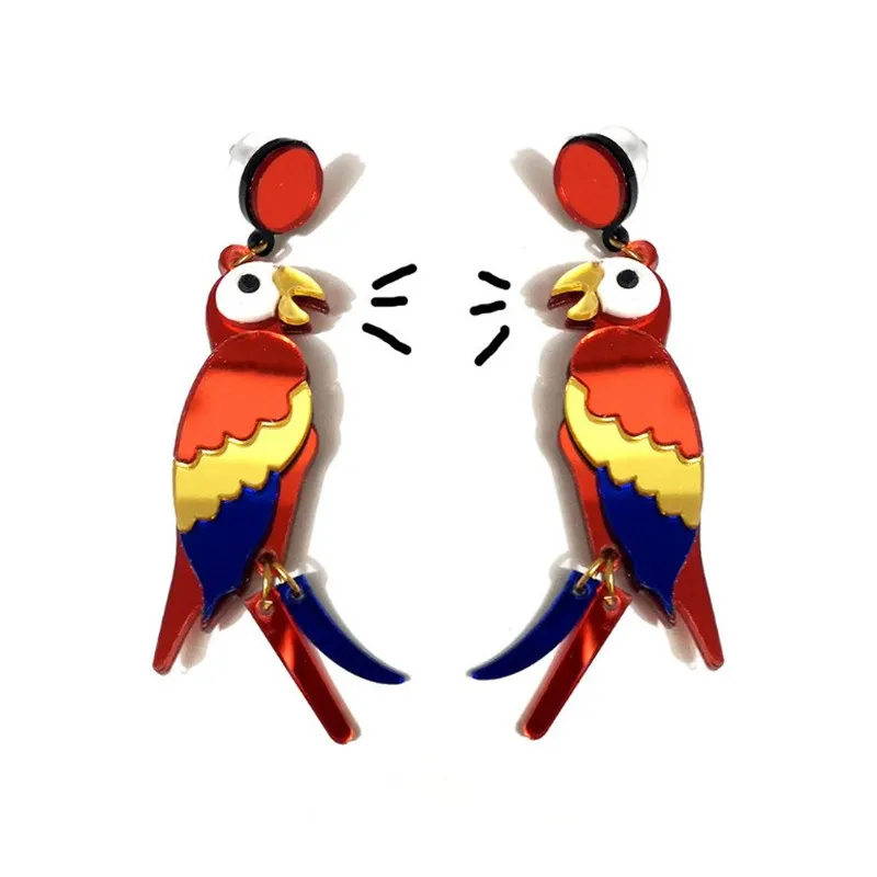 

Simple Jellyfish Bee Parrot Shape Earrings Jewelry Accessories