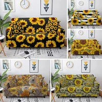 sunflower sofa covers for living room polyester floral printed elastic corner couch cover slipcovers sofa protector 1234 seat