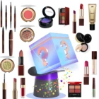 Коробка для макияжа CHARMACY Lucky, коробка для загадок, Высококачественная косметика, загадка, подарок, сюрприз, рандомная доставка, тени для век, помада