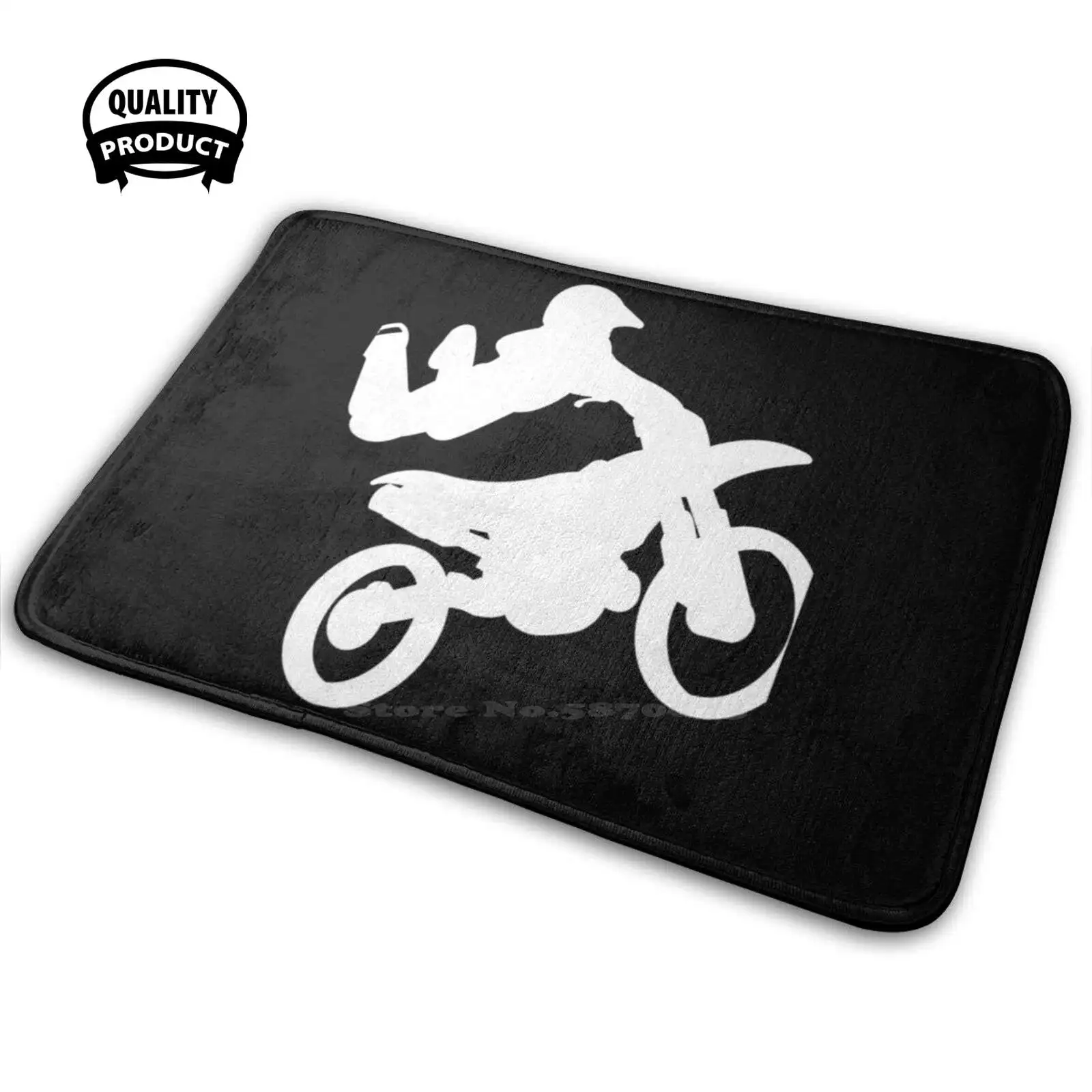 Подарок для мотокросса в ретро-стиле байкеров 3D товары дома коврик подушка