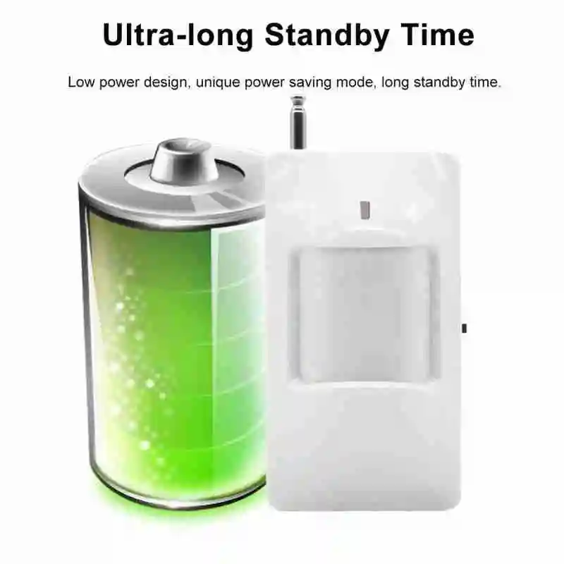 

Wireless infrared detector PIR Motion Sensor For 433MHz Alarm Wireless detector Wifi infrared / Home GSM System / Security U7N8