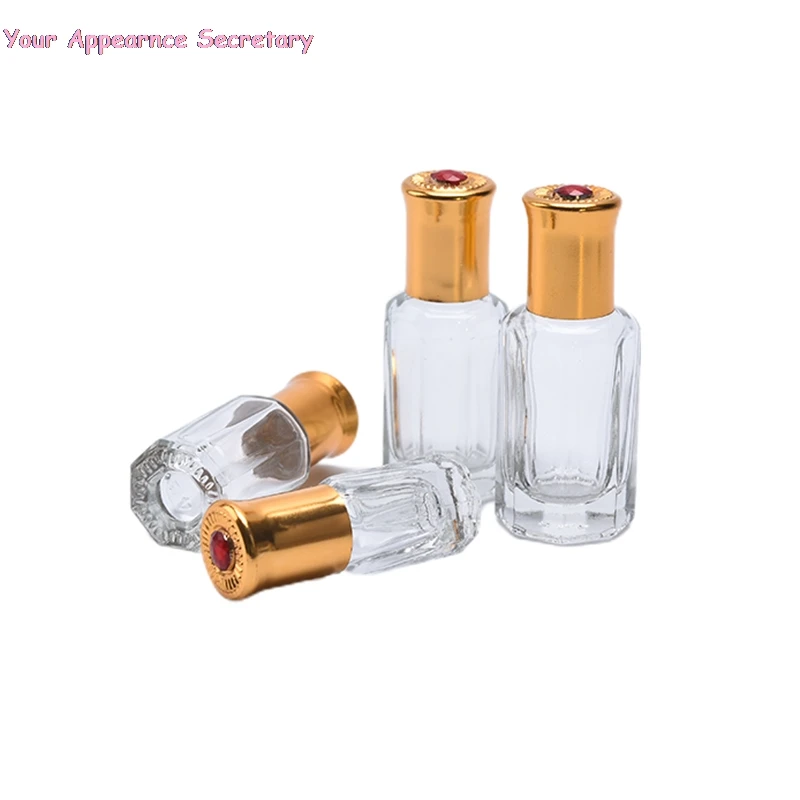 

5pcs Lip Gloss Oil Roll On Bottle Portable Empty Perfume Refillable Roller Ball Makeup Container Tube Vials 3ml 6ml 9ml 12ml