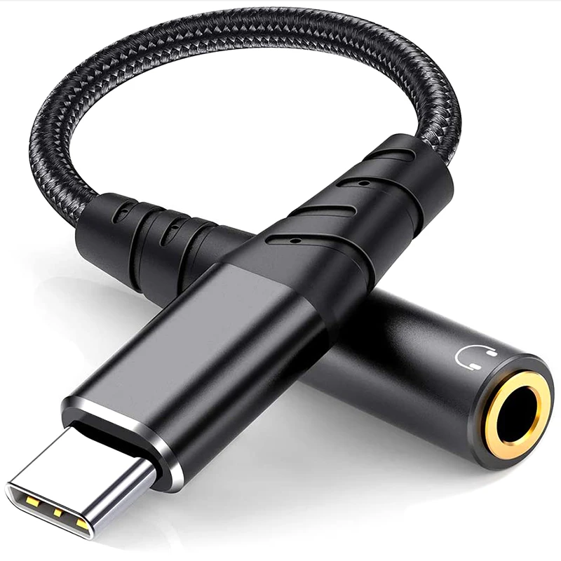

Переходник с USB Type-C на гнездо 3,5 мм для наушников, внешний аудиоадаптер для Aux для Pixel 4 3 XL, для Samsung