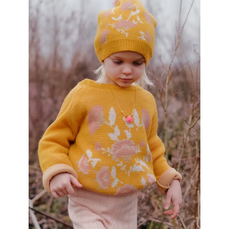 Kids Clothes 2021 Autumn Winter LM Girls Coat Knitted Cardigan Sweater Pants Baby Princess Party Dress Cape Overcoat Vest | Мать и